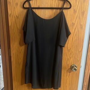 Chic Black Off-Shoulder Dress